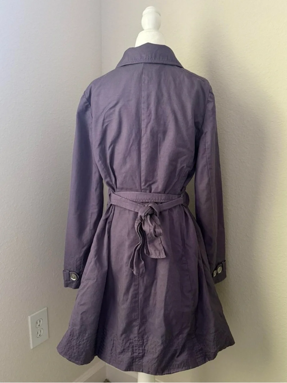 Apt. 9 Purple Peacoat - Picture 3 of 6